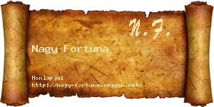 Nagy Fortuna névjegykártya
